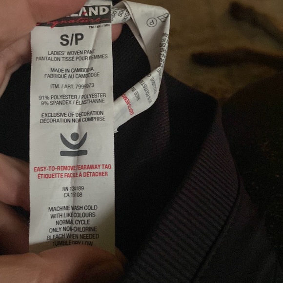 Ladies Kirkland brand warm up pants - Picture 2 of 2